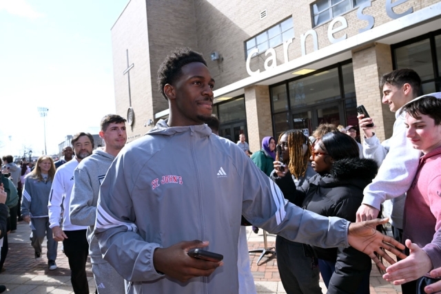 St. John's alumni and friends attending Red Storm send-of event 