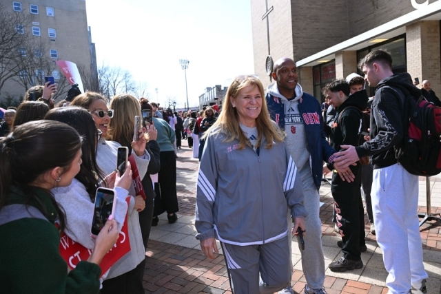 St. John's alumni and friends attending Red Storm send-of event 