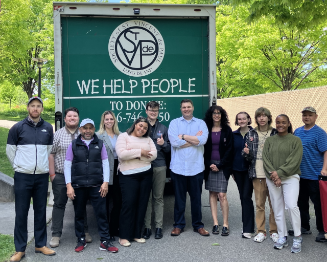 Group of staff and students
