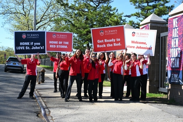 Group of st johns student ambassadors 