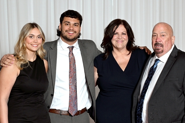 Group of people at President's Society event at St. John's 