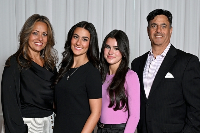 Group of people at President's Society event at St. John's 