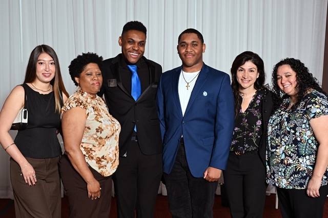 Group of people at President's Society event at St. John's 