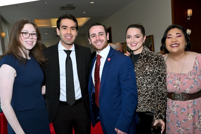 Group of people at President's Society event at St. John's 