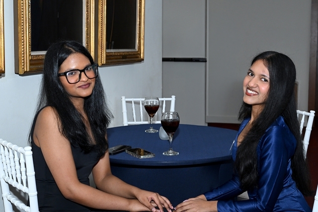 Group of people at President's Society event at St. John's 