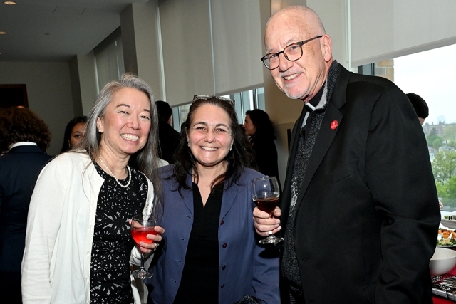 Group of people at President's Society event at St. John's 