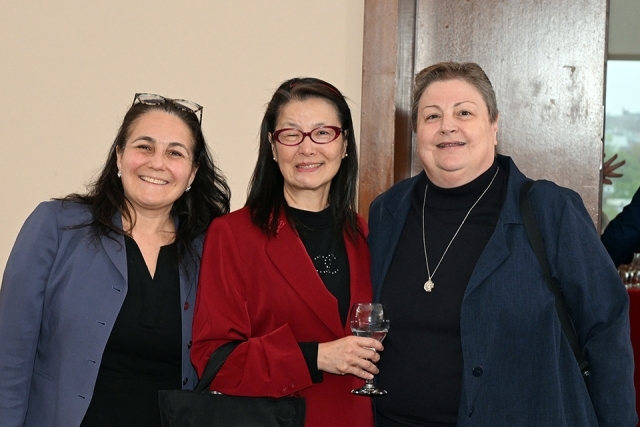 Group of people at President's Society event at St. John's 
