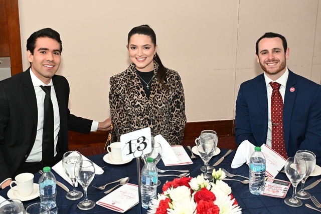 Group of people at President's Society event at St. John's 