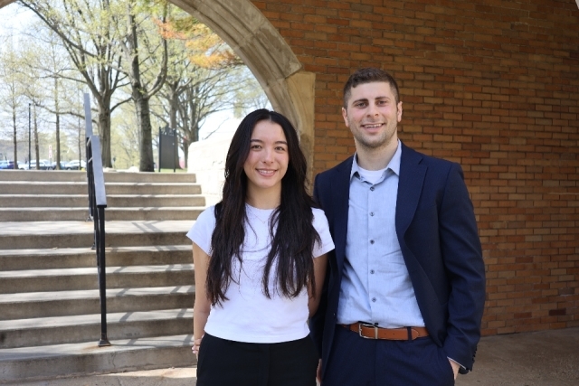 IPLC Fellows Anna Westfall and Frank Sayegh