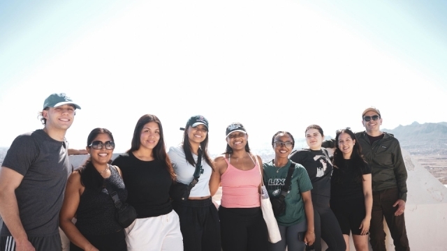 St. John's students and leaders on a service trip in El Paso, Texas.