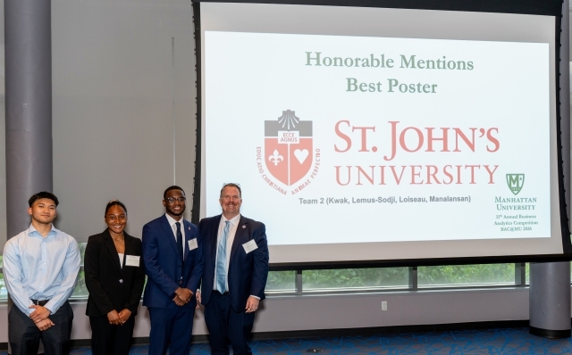 Tobin Wins 1st Place at National Business Analytics Competition