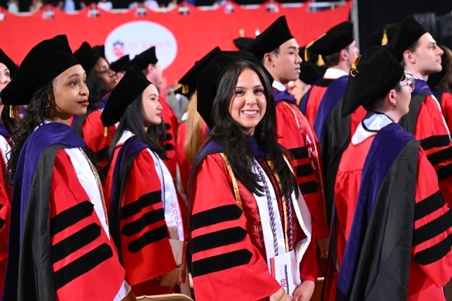 St. John's Law graduates celebrate at Commencement.