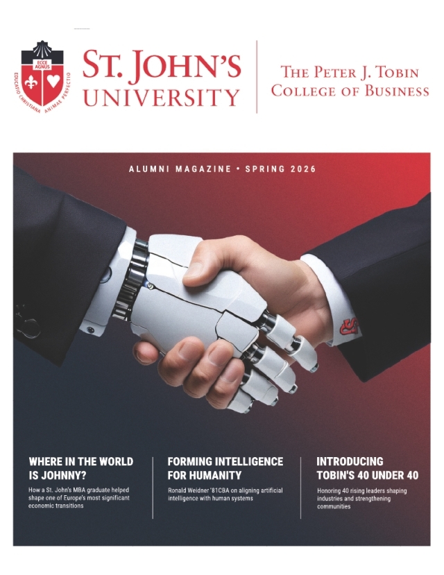 Spring 2026 Alumni Tobin Magazine Cover.