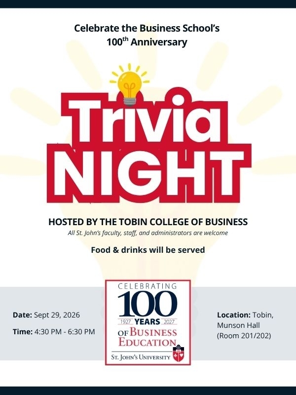 Trivia Night Tobin Flyer