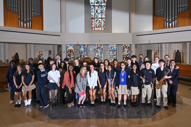 Students commissioned at St. Vincent de Paul Mass