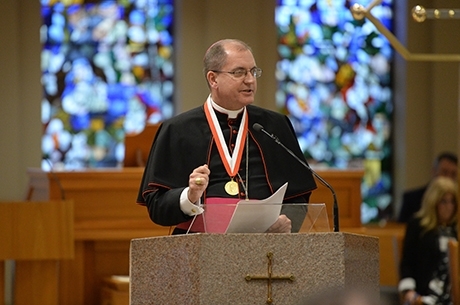 St. John's University Vincentian Convocation, Bishop Barres