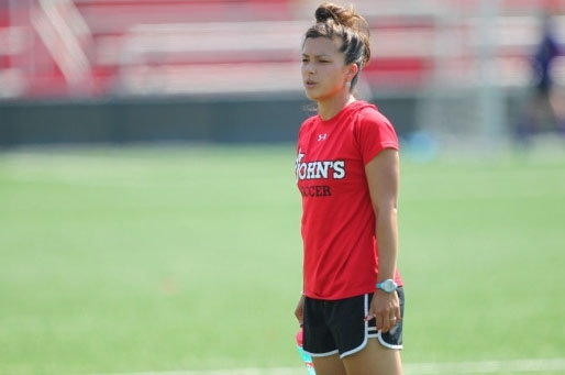 St. John’s University Women’s Soccer Assistant Coach Jen Leaverton