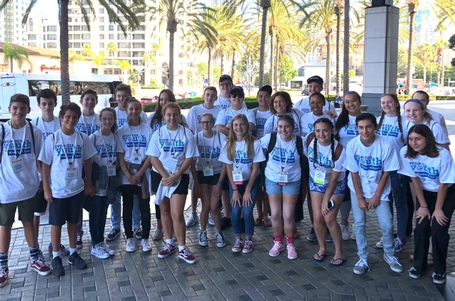 Group shot of students who attended the Society’s 2018 National Assembly