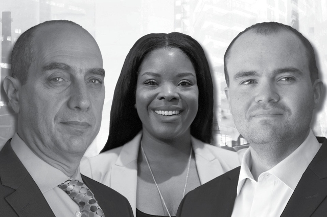 Scott Mesh, Belyne Vil and Thomas Berman