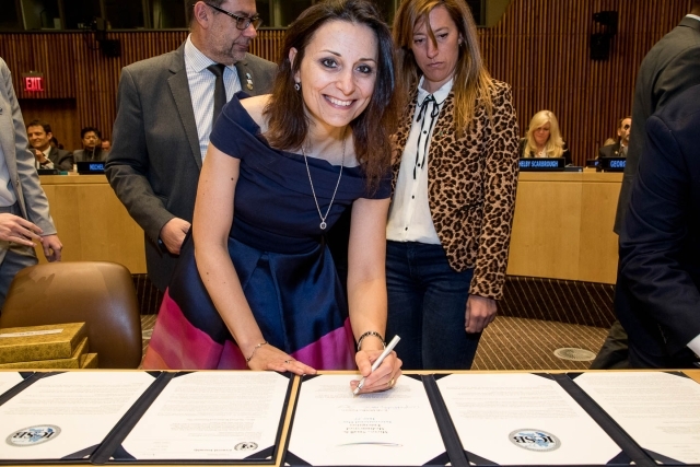 Dean Passerini at the UN
