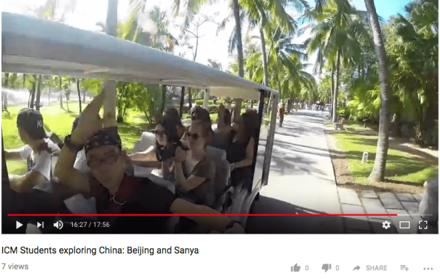 ICM Students Exploring China