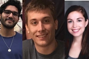 Three students headshots