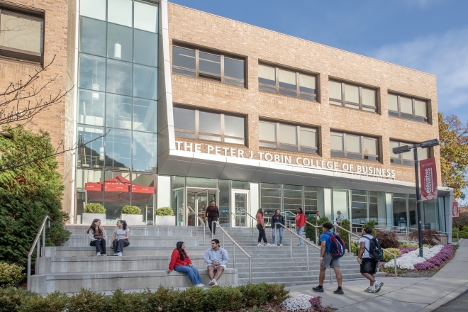 Students talking about their scholarship applications