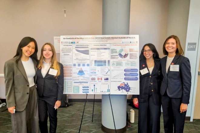 From left to right - Jeondo Lee, Brianna Garrison, Joella Paccione and Alina Malakhova.