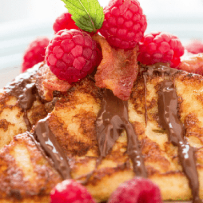 Strawberry Marmalade French Toast Sandwiches