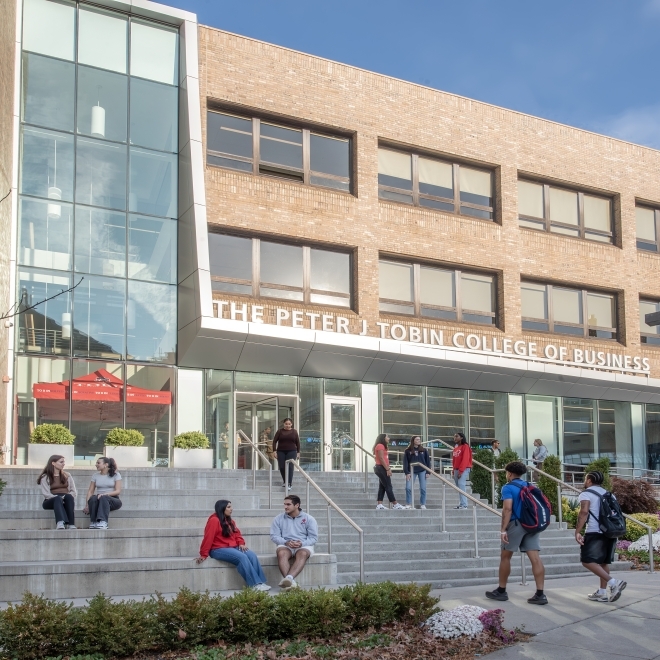 Students talking about their scholarship applications