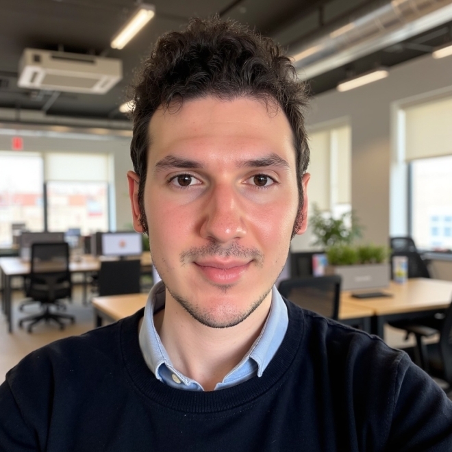 St. John's university headshot of Sam Daniele 