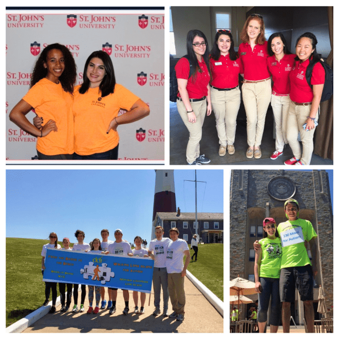 A Collage of two alumni and their college experiences