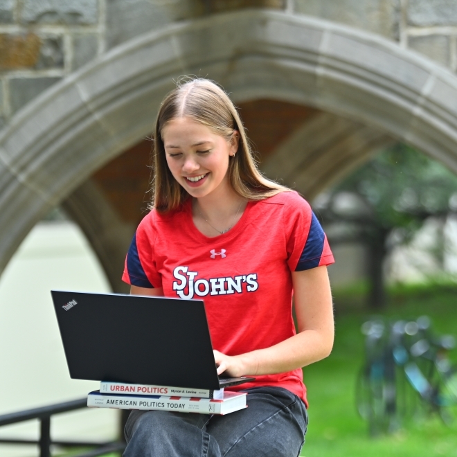 St. John's University student 
