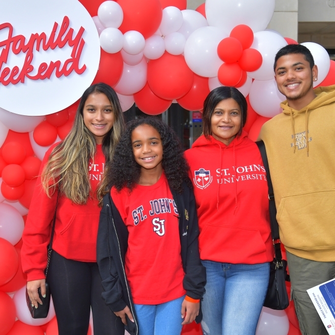 Family weekend at st johns