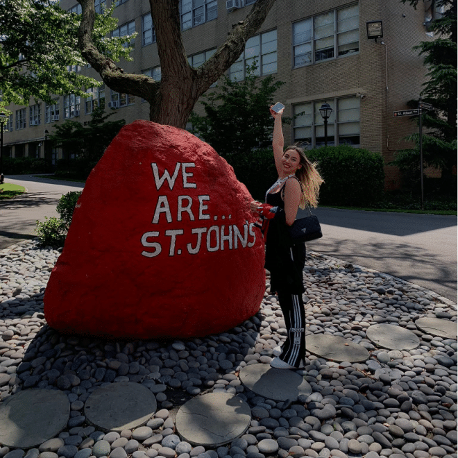 St. john's student on campus