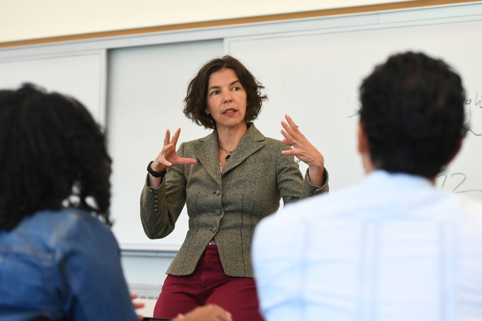 Female Faculty Member teaching