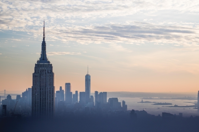 NYC Sky with Empire Statebuilding