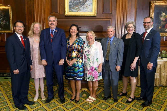 The Founders Society Eighth Induction Ceremony and Dinner honors generous benefactors and celebrates the St. John’s family