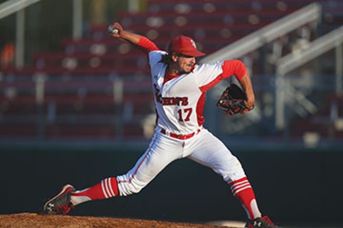 Red Storm baseball pitcher