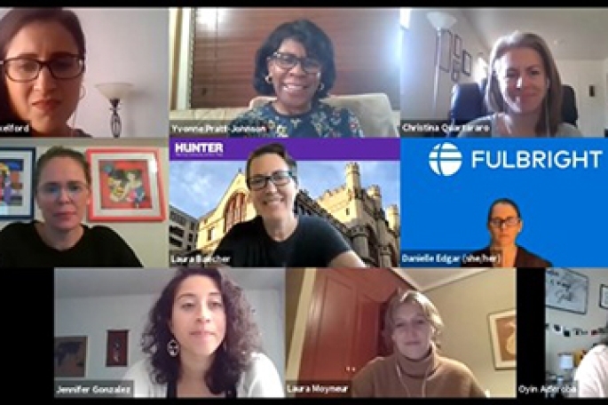 Fulbright Orientation on Zoom screenshot