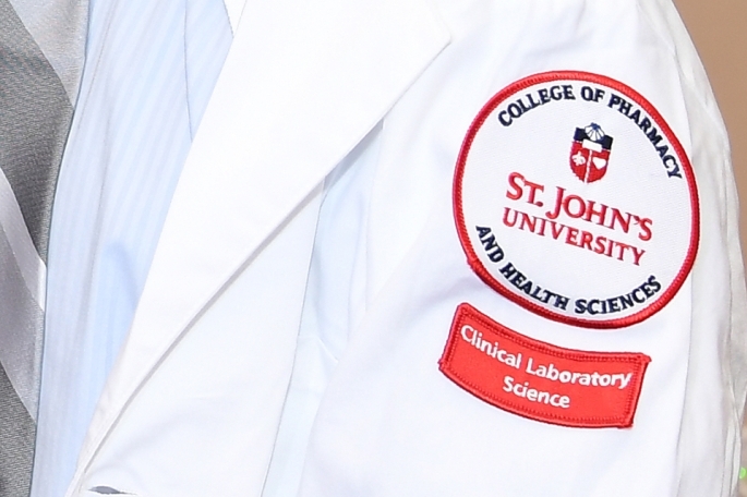 CLS white coat with logo