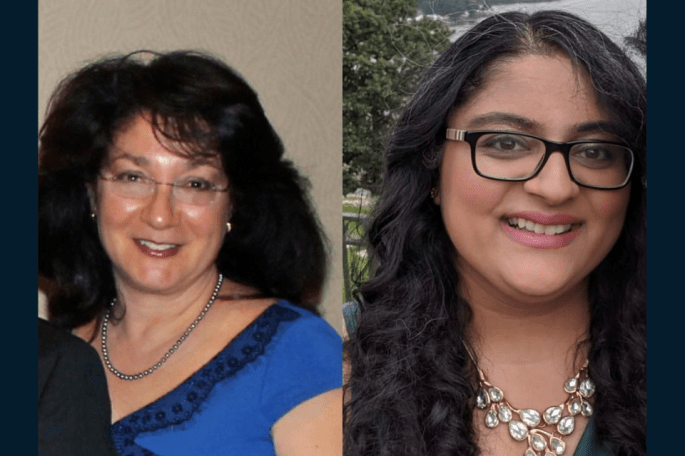 Laura Bellacicco and Sonia Patel