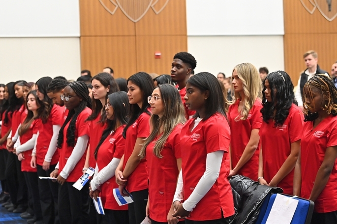 St. John’s University’s Nursing Program Celebrates First Pledge Ceremony