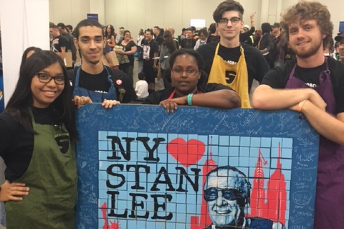 Stan Lee mosaic