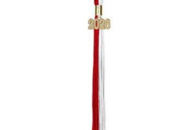 2026 Red and White Tassel