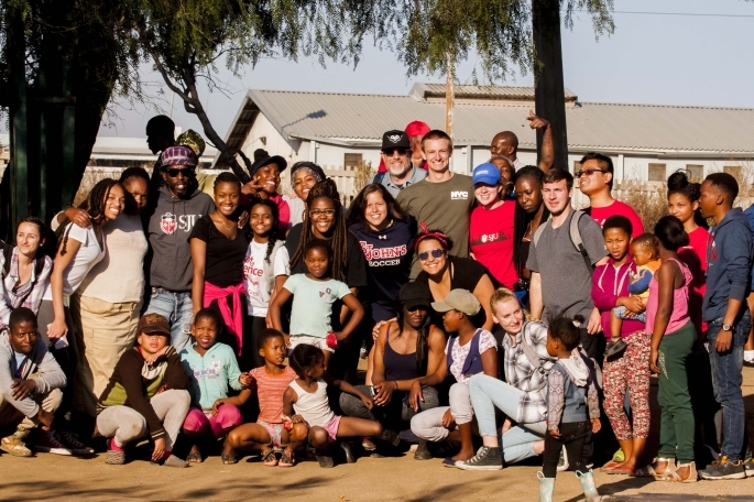 St. John's Students on a Service-Learning Trip