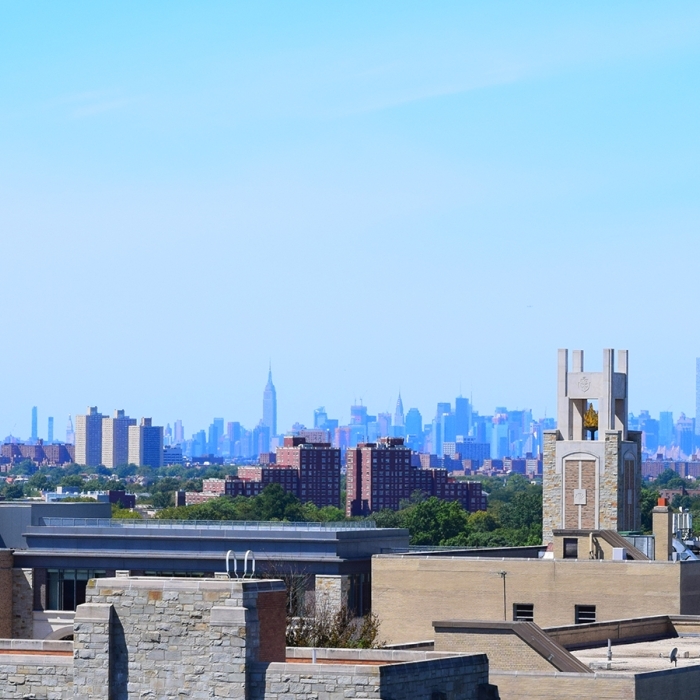 Skyline of Manhattan from St. John's Campus