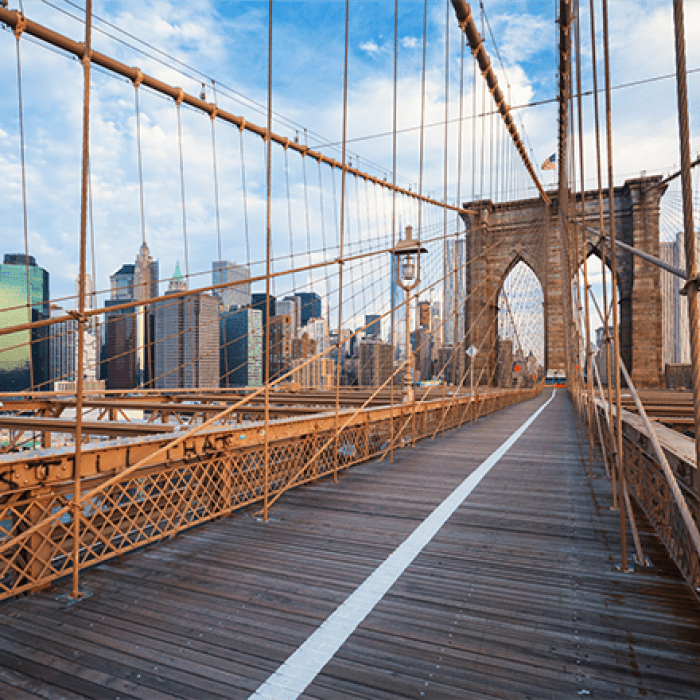 Shot of bridge in NYC