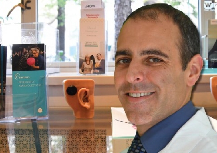 Marc A. D'Aprile close-up in classroom