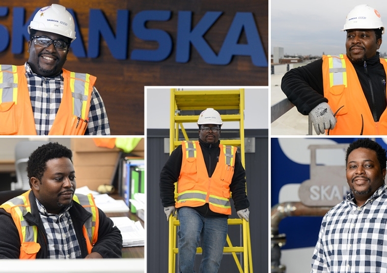 Alando Hall ‘08P photo collage